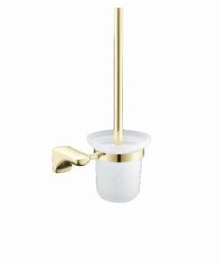 Bộ cây chùi Toilet Đồng mạ Vàng GJ-8013J